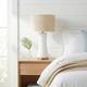Northfield Living Cascade Beige/White Table Lamp with Golden Base-3