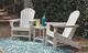 Signature Design by Ashley® Sundown Treasure White Adirondack Chair-3