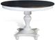 Sunny Designs™ Carriage House European Cottage Table with Dark Brown Top -0