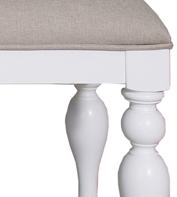 Liberty Furniture Summer House Gray/Oyster White Dining Bench-3