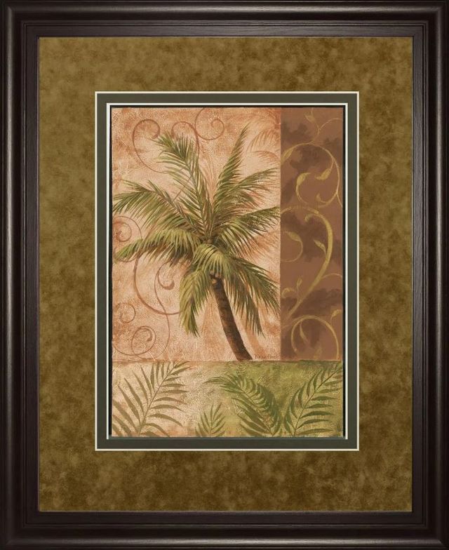 Classy Art Tropical Breeze I by Vivian Flasch Framed Print Wall Art-1