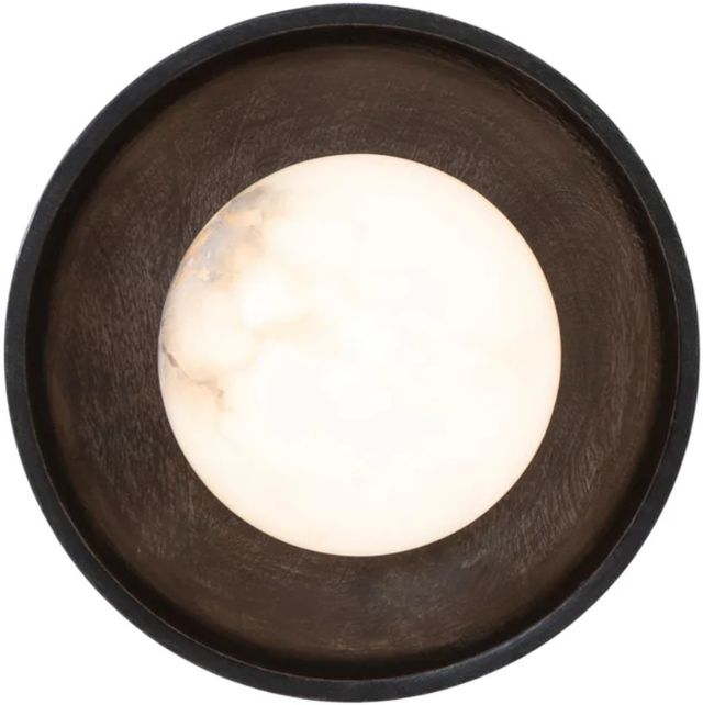 Renwil® Haloa Stained Dark Brown Wall Sconce-4