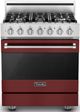 Viking® 3 Series 30" Reduction Red Freestanding Natural Gas Range-0