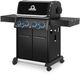 Broil King® Baron 420 Pro Shadow 4-Burner Black Freestanding Liquid Propane Grill-2