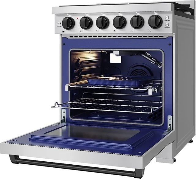 Thor Kitchen Gordon Ramsay Collection 30" Stainless Steel Pro Style Liquid Propane Range with Precision Knob Control-4
