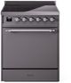 Ilve® Nostalgie II Series 30" Graphite Matte Pro Style Induction Range-0