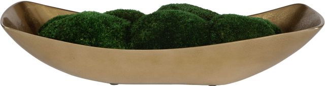 Uttermost® Venice Antique Brass Moss Centerpiece-2