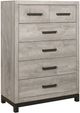 Homelegance® Zephyr Gray/Light Gray Chest-0
