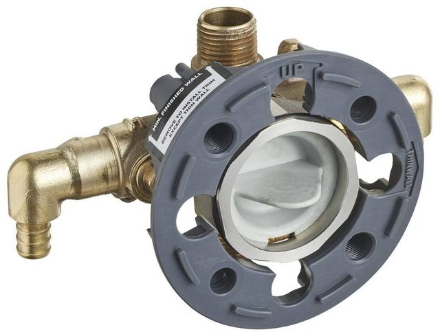 American Standard Flash® Shower Rough-In Valve with PEX Inlet Elbows/Universal Outlets and Screwdriver Stops for Crimp Ring System-1