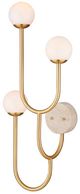 Currey & Company Highsmith Brass/White Right Wall Sconce-3
