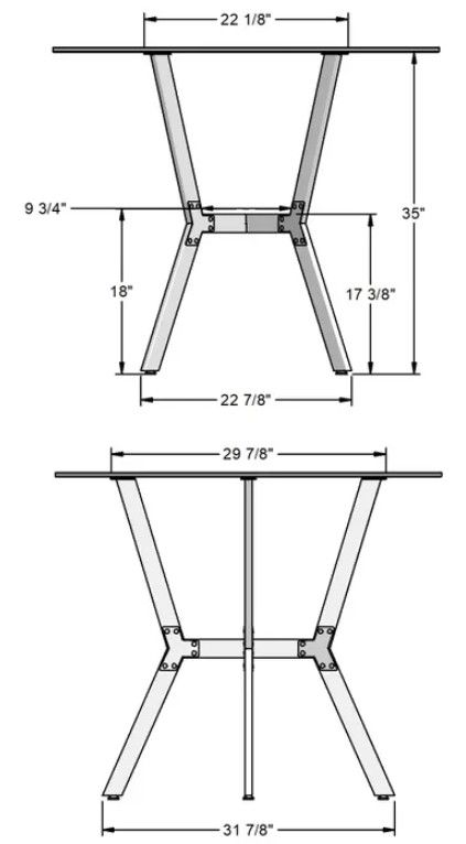 Amisco Customizable Norcross Counter Height Dining Table-2
