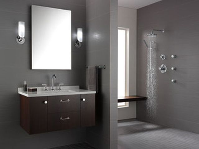 Brizo Odin® Polished Chrome Slide Bar Handshower With H2OKinetic Technology-1