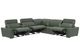 iAmerica Italy Italian Leather 6pc Power Reclining Sectional-1