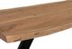 Porter International Designs Manzanita Natural Console Table with Black X-Base -3