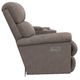 La-Z-Boy® Pinnacle Stone Leather Power Wall Reclining Loveseat with Headrest and Console-3