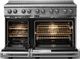 Viking® 5 Series 48" Stainless Steel Pro Style Induction Range with Polished Chrome Trim-1