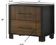 Crown Mark Nemy Black/Brown Nightstand-2