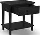 homestyles® Oak Park Black Open Nightstand-2