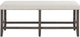 Jofran Inc. Willow Creek Chocolate Brown Counter Height Bench-0