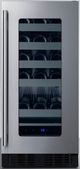 Summit® 1.8 Cu. Ft. Stainless Steel Wine Cooler -1