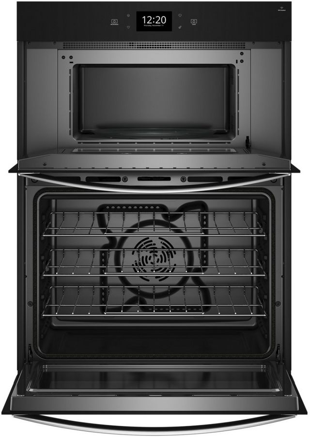 Whirlpool® 27" Fingerprint Resistant Stainless Steel Oven/Micro Combo Electric Wall Oven-2