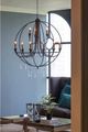 A & B Home Black Ballard 9-Light Chandelier-1