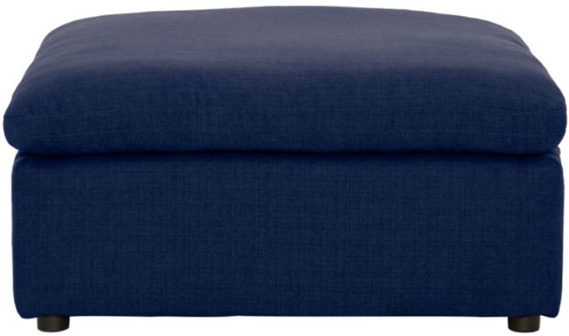 Mazin Furniture Howerton Blue Ottoman-1