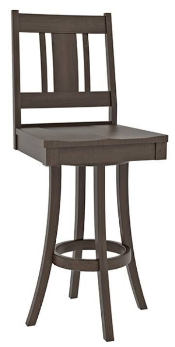 Country View Woodworking Customizable 30" Swivel Bar Chair-0