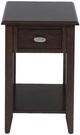 Jofran Inc. Merlot Brown Chairside Table-2