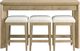 Emerald Home Pacific Grove 4-Piece Sand Dune Counter Dining Set-4