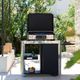 ENO® ACHILLE Stainless Steel Grill Cart with Door-2