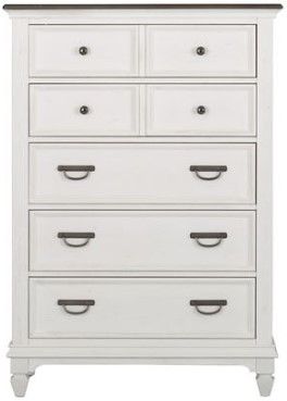 Liberty Furniture Allyson Park Wire Brushed White Chest-1