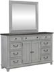 Liberty Furniture River Place 4-Piece Riverstone White/Tobacco King Panel Bedroom Set-5