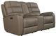 Bassett® Furniture Club Level Wendell Dust Power Reclining Loveseat with Console-0