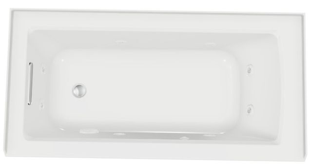 KOHLER® Archer® White 60" x 30" Alcove Whirlpool Bath - Left Drain-1