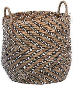 Dovetail Furniture Raeni Black/Natural/White Basket