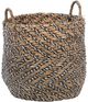 Dovetail Furniture Raeni Black/Natural/White Basket-0