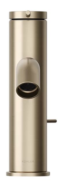 KOHLER® Components® Vibrant Brushed Bronze Single-Handle Bathroom Sink Faucet-1