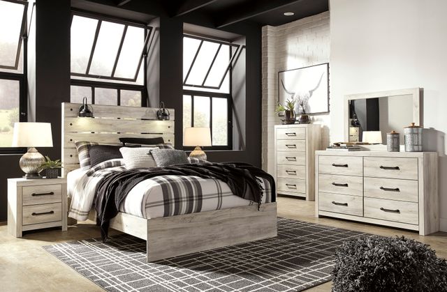 Signature Design by Ashley® Cambeck 4-Piece Whitewash Queen Bedroom Set-0