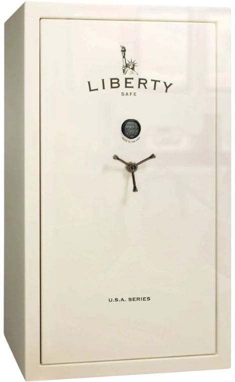 Liberty Safe USA White Gloss 50 Gun Safe-0