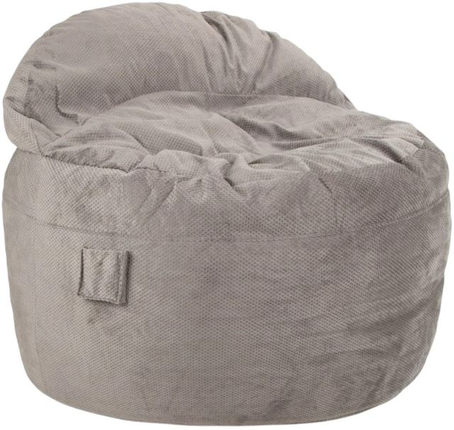 CordaRoy's® Nest Charcoal Chenille King Adult Bean Bag Chair-0