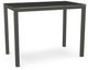 Amisco Customizable Harrison 36" Black Italian Porcelain Counter Table-0