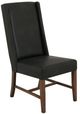 International Furniture Direct Riverwood Black/Brown Dining Side Chair-0