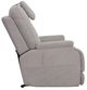 Flexsteel® Zecliner Model 1 Dove Power Sleep Recliner with Power Headrest and Lumbar-4
