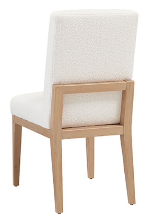 LM Co Home By Vaughan-Bassett Crafted Cherry by Ben & Erin Napier Bleached Cherry/White Upholstered Side Chair-2