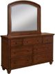 aspenhome® Cambridge Brown Cherry Double Dresser-1