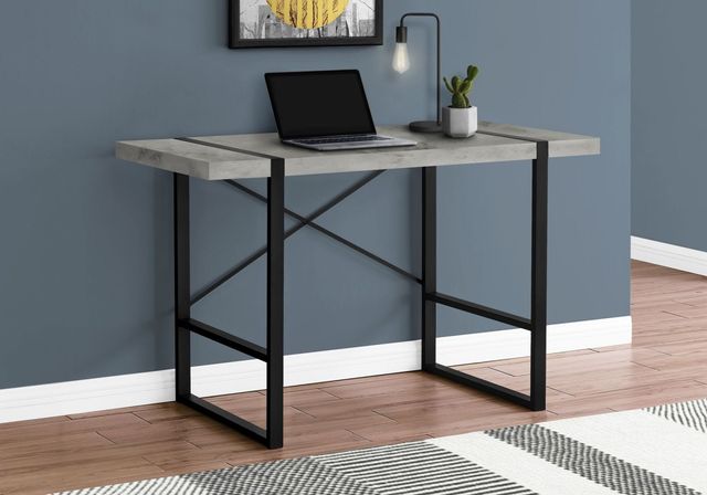 Monarch Specialties Inc. Grey Computer Desk-0