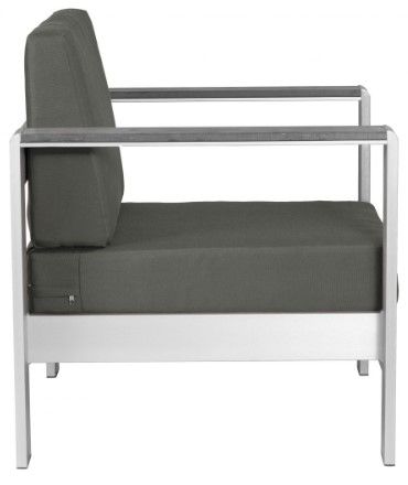 Zuo® Modern Cosmopolitan Gray Arm Chair-2