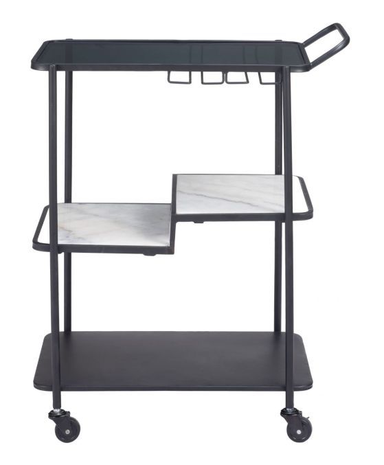 Zuo® Modern Constanza Black Bar Cart-1