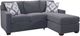 Braxton Culler Customizable Gramercy Park 2-Piece Right-Arm Facing Sectional and Chaise-0